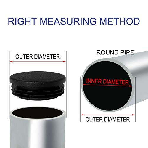 40 Pack 1 Inch Round Plastic Plug, Pipe Tubing End Cap, Durable Chair Glide and Avoid Noise Protector - Thumbnail 5