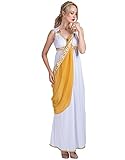 EraSpooky Women's Roman Lady Greek Goddess Costume(White, OneSize)