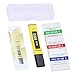Deronweer Digital PH Meter, PH Test water 0.01 PH High Accuracy Water Quality Tester with 0-14 PH Measurement Range for Household Drinking, Pool and Aquarium Water PH Tester Design with ATC (Yellow)