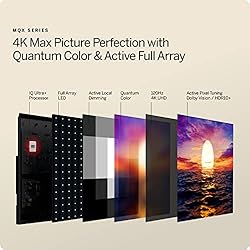 VIZIO 65-inch MQX Series 4K QLED HDR Smart TV with