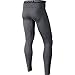 Nike Men's Pro Cool Compression Tight, Carbon Heather/Black/Black, Medium