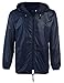 Coofandy Men's Classic Cycling Waterproof Rain Jacket