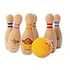 Hey-Duggee-9014-Classic-Skittles-Set-Multi Hey Duggee 9014 Wooden Character Skittles, Suitable for Indoor and Outdoor Play, Ages 3+ Years