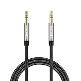 3.5mm AUX Cable, BlitzWolf Braided 3.3ft Universal Audio Cable Cord for Car, iPhone, Samsung, HTC, Sony, Nexus, Cellphone, Bluetooth Speakers