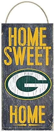 Green Bay Packers Home Sweet Home Distressed Vintage Sign for Football Sports Fan Wall Decor CHOOSE YOUR TEAM!!! (Packers)