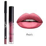 Matte Liquid Lipsticks Lipkit Set (POISE K)