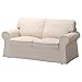 IKEA Ektorp Loveseat Cover, Lofallet Beige