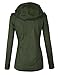 makeitmint Women's Zip Up Military Anorak Jacket w/Hood [S-3XL]