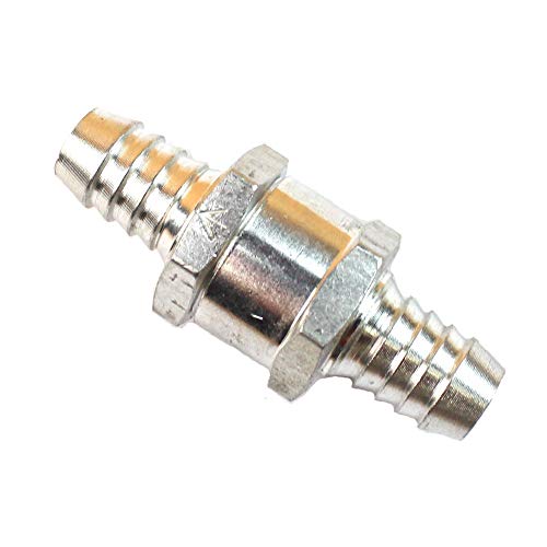 LARBLL12mm 1/2" Fuel Non Return One Way Check Valve Petrol Diesel Aluminium Alloy for car boat marine