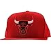 Mitchell & Ness Wool Solid Mens Snapback Hat Red