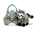 Aurora World Fancy Pals Pet Carrier Bright Eyes Raccoon Plush