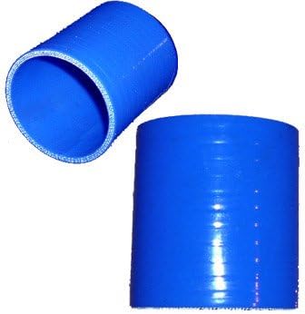 3.75" Silicone Straight Coupler, Blue