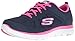 Skechers Sport Women's Flex Appeal Simplistic Sneaker,navy hot pink,8 M US