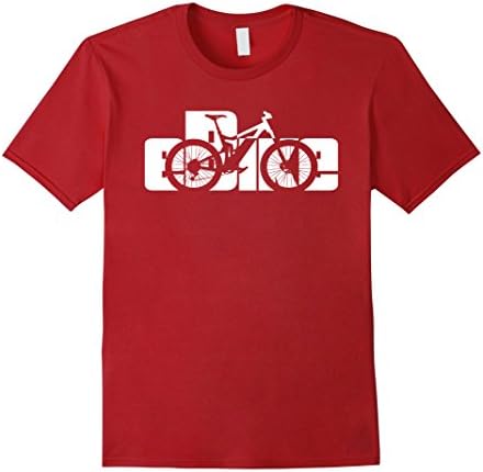 Mens eBike Shirt Medium Cranberry