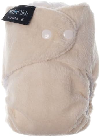 Itti Bitti Bitti D'lish Snap-in-One Cloth Diapers, Ivory, Medium
