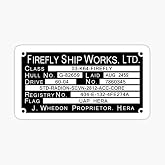 Firefly Ship Works Ltd. Sticker - Graphic, Waterproof, Fade Resistant Die Cut