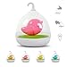 WOMHOPE Pink Bird Night Lights Children‘s Night Lights Hand-held Design Touch Sensor Vibration Birdcage Lamp - Charging - for Kids, Baby ,Valentines Gift,Outdoor Lamp (Pink Bird)