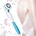 6 in 1 Waterproof Electric Facial & Body Cleansing Brush with 2 Speeds Setting for Skin Care, Include Detachable Handle & 5 Brush Head and Cute Cosmetic Bag (blue)