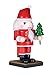 Clever Creations Traditional Wooden Collectible Chubby Santa Nutcracker, Festive Christmas Décor Perfect for Shelves and Tables