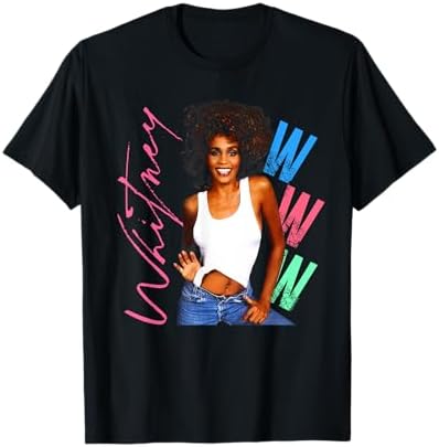 Amazon.com: Bioworld Whitney Houston 90s Script Men