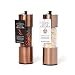 Extra Large Garlic Salt and Pepper Blend Copper Spice Grinders: A Great Copper Kitchen Accessory for the Home Chef who wants the Highest Quality and Best Ingredients