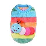 Mikey Store Pet Cat Dog Apparel Puppy Warm Knit Coat Clothes Vest Jacket Costume