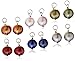 Interchangeable Freshwater Cultured Dyed Color Pearl Earrings Set, Set of Seven