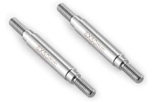 Zolikar RC Stainless Steel Suspension Links Chassis Linkage Set 50mm for 1/10 Scale SCX10 TRX4 RC Crawler