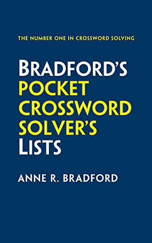 Bradford’s Pocket Crossword Solver's Lists