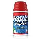 Pepcid Complete Acid Reducer + Antacid with Dual Action, Cool Mint, 50 Chewable Tablets