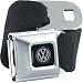 Brand New Officially Licnesed Black Volkswagen Seatbelt Belt, One Size Fits Most