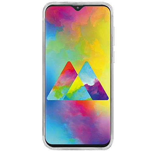 Amazon Brand - Solimo Mobile Cover (Soft & Flexible Back case) for Samsung Galaxy M20 (Transparent)