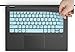 Keyboard Cover Compatible Lenovo Yoga 720/730 13.3 inch, Yoga 730 15.6 inch, Yoga 720 12.5 inch, Lenovo Yoga 920 C930 13.9 inch Soft Silicone Protective Skin, Mint Green