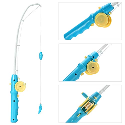 Fishing-Game-Toy-for-Kids-and-Toddlers-with-Realistic-Swimming-Fish-Best-Bathtub-Floating-Blue-Fish-with-Easy-to-Turn-Rod-Safe-and-Fun-Bathtime-Pool-Activity-Cool-Unique-Gift-Idea-for-Children