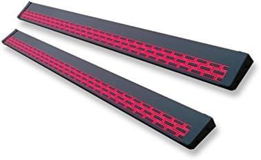 Broadfeet Aluminum Running Board R88 BLK/RED For 2016-2017 Kia Sportage