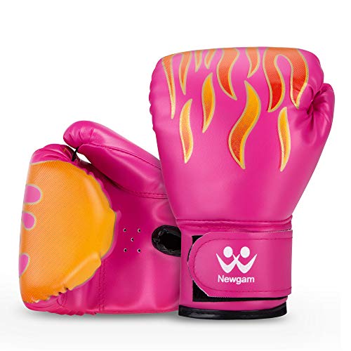 image for Newgam Kids Boxing Gloves, Children Junior Sparring Kickboxing Trainin