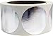 InStockLabels Color Coding Dot Labels 2 Inch 500 Adhesive Stickers, Metallic Silver