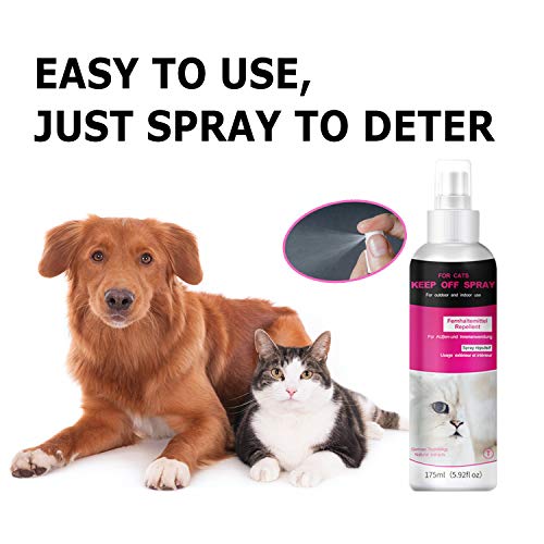 Ftwujt Cat Deterrent Spray-One Size,Dog Deterrent Spray,Cat Repellent