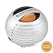 XBOOM Ceramic Mini Portable Capsule Speaker with Rechargeable Battery, Enhanced Bass+ and Ceramic Resonator - Silver