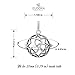 EUDORA Harmony Bola Endless Love Locket Pandent Necklace 20mm Musical Chime Ball & 30'' Chain Dodger Blue