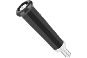 Bettomshin 1Pc Revolving Handles Screw Knobs Handgrips M10 Threaded Plastic Metal Revolving Handle Grip