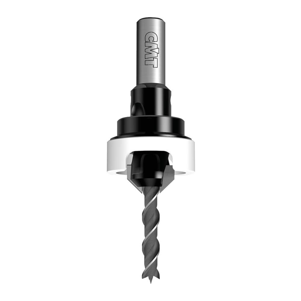 CMT 521.616.11A - Drill Bit with 45° Countersink Set Hw Z2 S=10 D=6/16 Rh