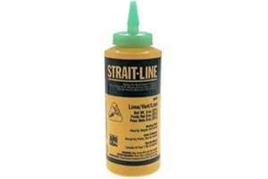 IRWIN Tools STRAIT-LINE 64907 High-Visibility Marking Chalk, 8-ounce, Green (64907)