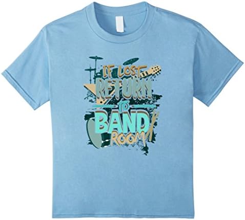 Kids If Lost Return to the Band Room T-Shirt 8 Baby Blue