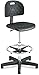 Safco Products 6680 Soft Tough Economy Workbench Chair (Optional arms sold separately), Black