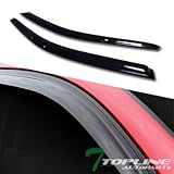 Topline Autopart Sun/Rain Guard Smoke Vent Shade Deflector Window Visor 92-95 Civic 2D/3Dr Eg Eg6