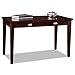 Leick Home 81400 Laptop Computer Writing Desk with Drop Front Keyboard Drawer, Chocolate Cherry