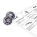 Lorgork Adult Sex Dice Set for Couples Naughty, 36-Position Instructional Booklet for Couple Adult Lover Sex Love Game Toy, Beautifully Black Gift Packaged to Make The Perfect Couples Gift (Black)