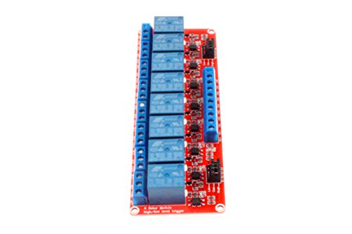 image for NOYITO 8-Channel Relay Module High Low Level Trigger with Optocoupler 
