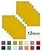 COTTON CRAFT Cloth Napkins - Set of 12 Solid Color Pure Cotton Everyday Lunch Dinner Napkin - Fall Harvest Christmas Holiday Party Gift Soft Washable Reusable Napkin - Oversized 20x20 - Mustard Yellow